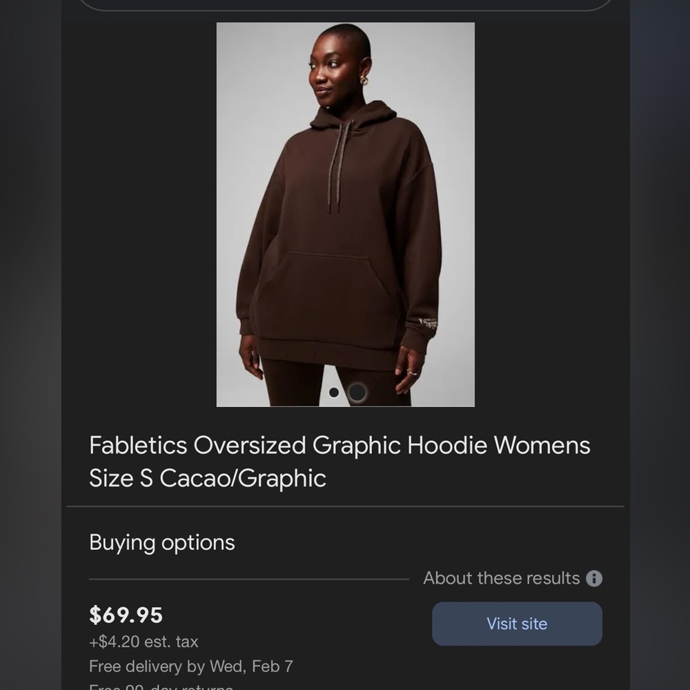 Fabletics hoodie